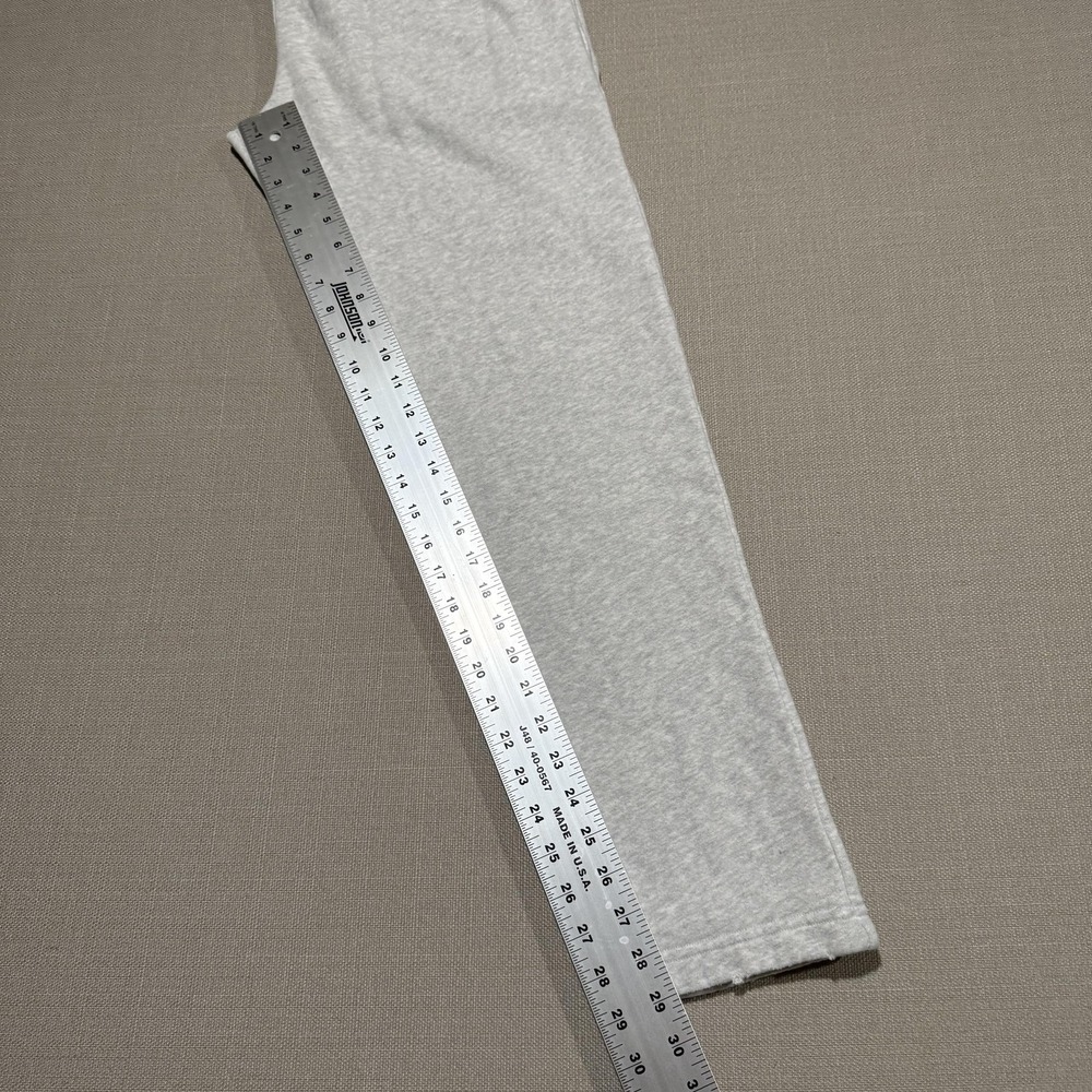 Yellow Label Co Sweatpants Womens XS Gray Fleece 100% Cotton Joggers Loungewear - Picture 8 of 9